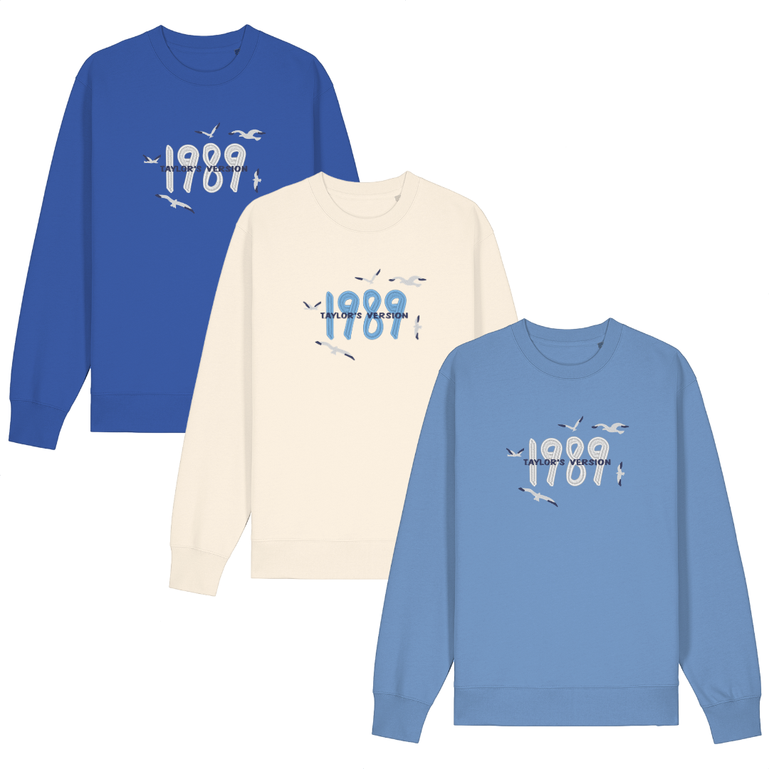 1989 Taylors Version bluza brodată personalizata in 3 variante de culori