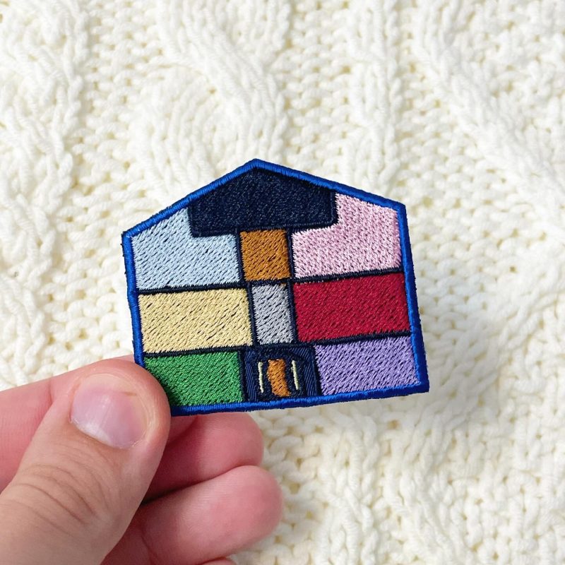 Lover House Patch Textil Adeziv