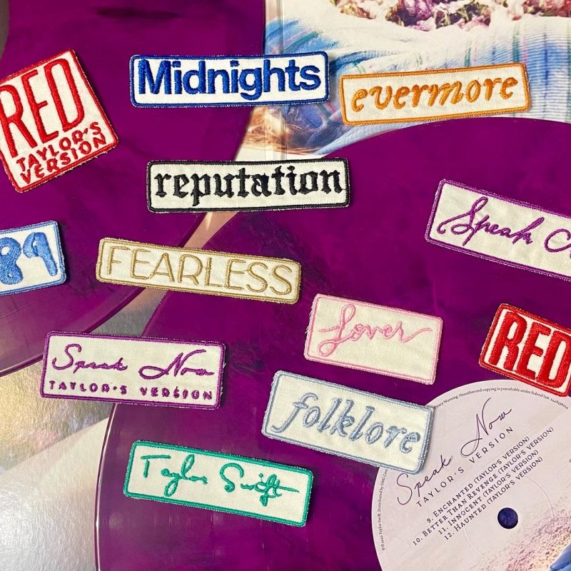 TS Eras 12 Patch-uri Textile (Set sau Individual)