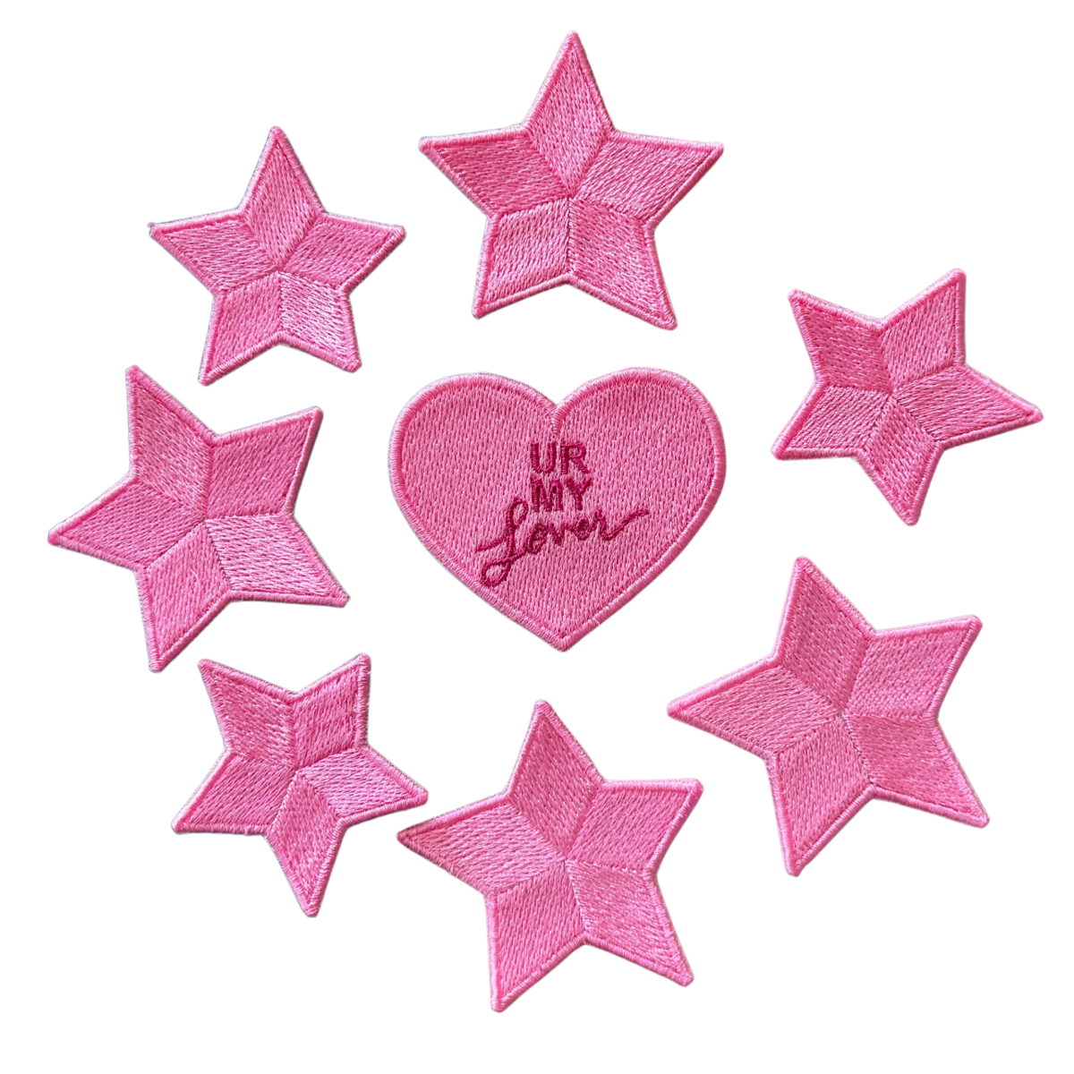 Set 7 stele roz+ UR MY Lover - The Lover Cardigan