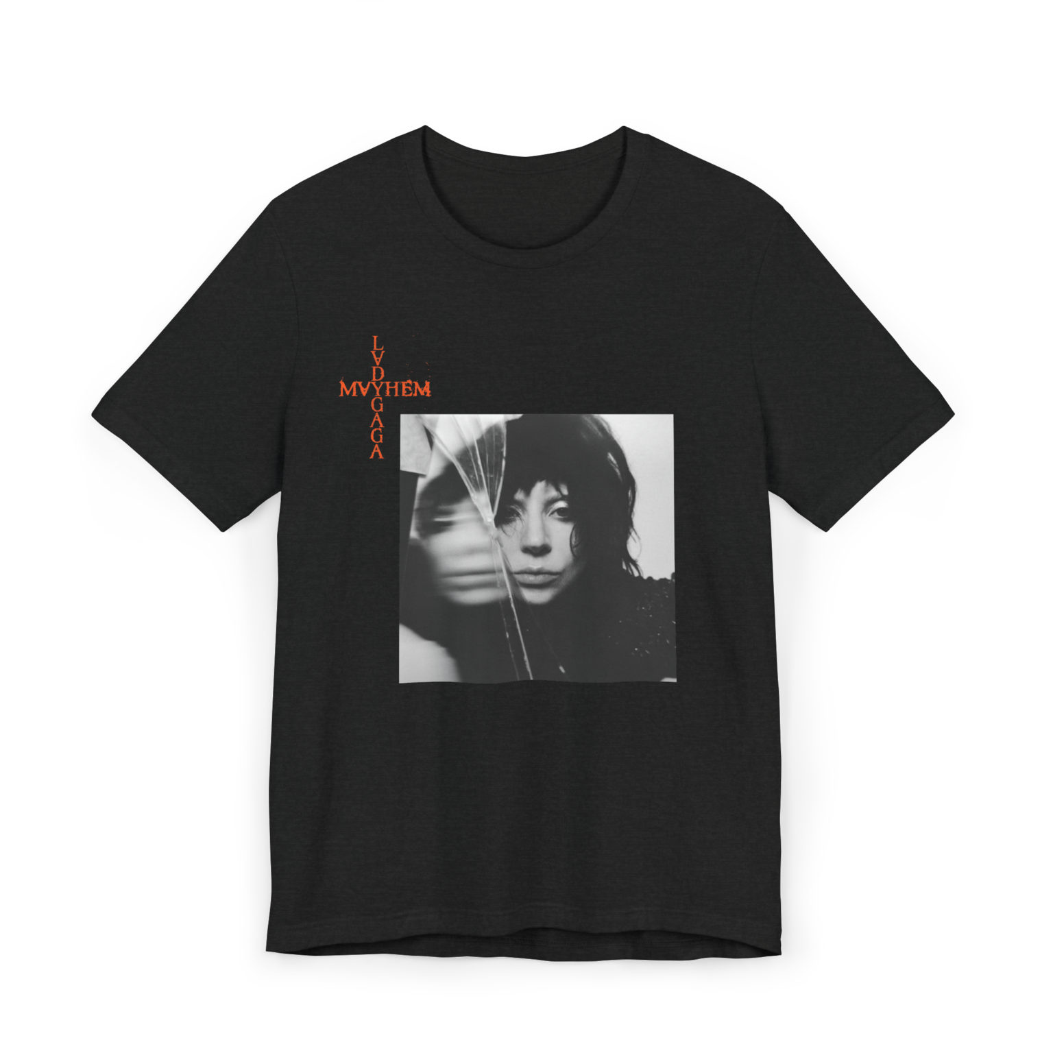 Mayhem Lady Gaga - tricou negru unisex printat DTG fata