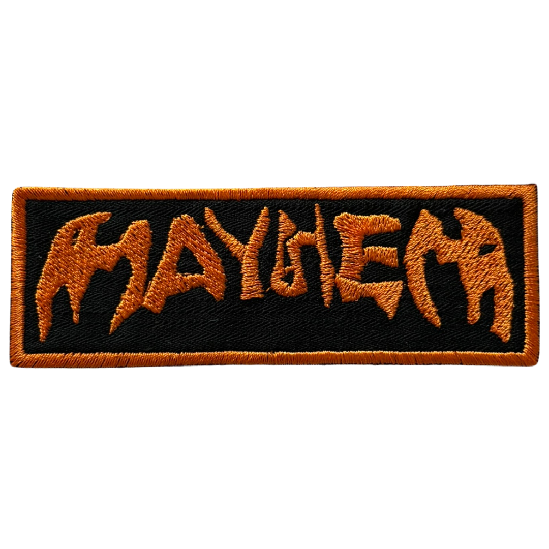 Mayhem Lady Gaga logo patch textil adeziv