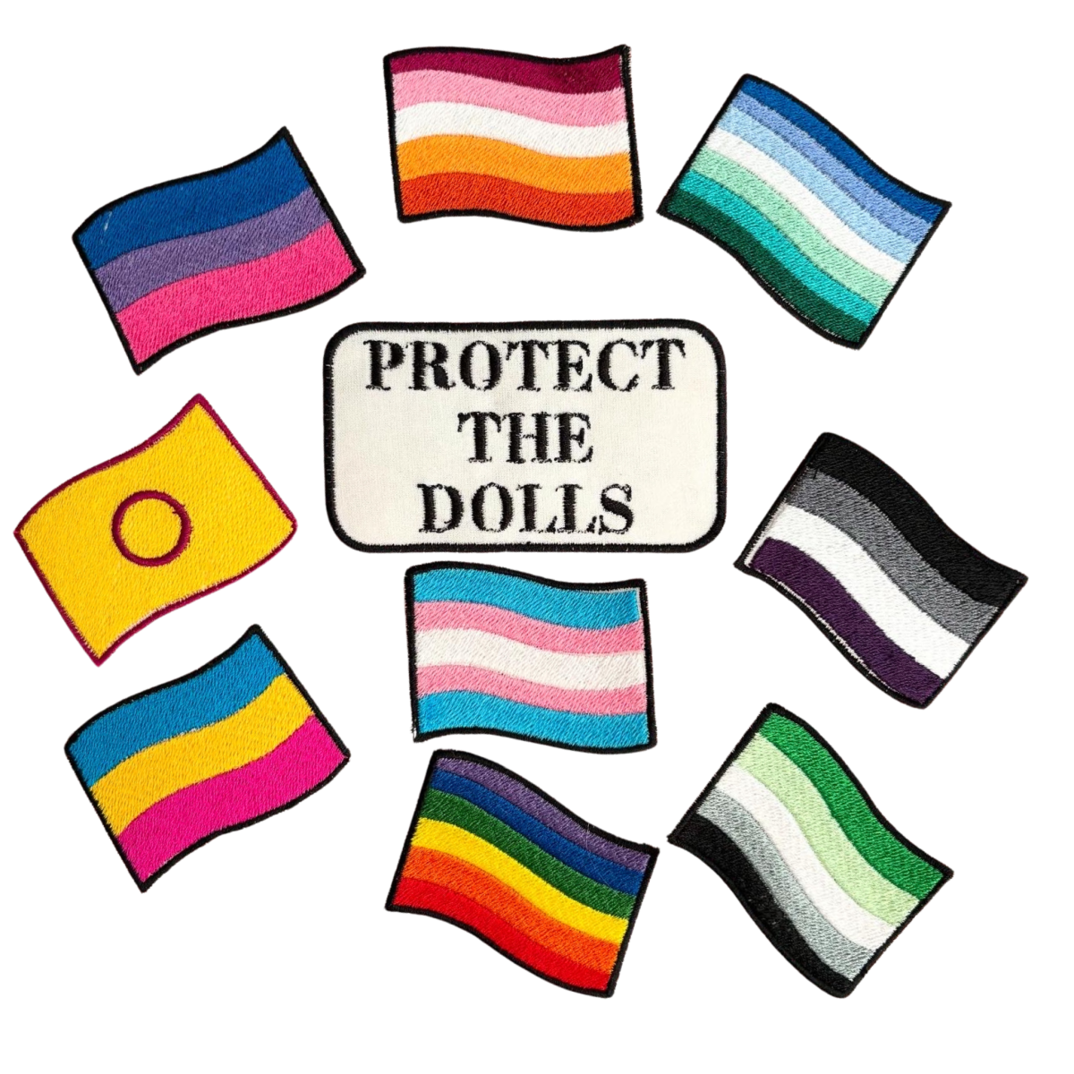 Pride Edition - patchuri brodate gata de aplicat cu fierul de calcat - variante multiple