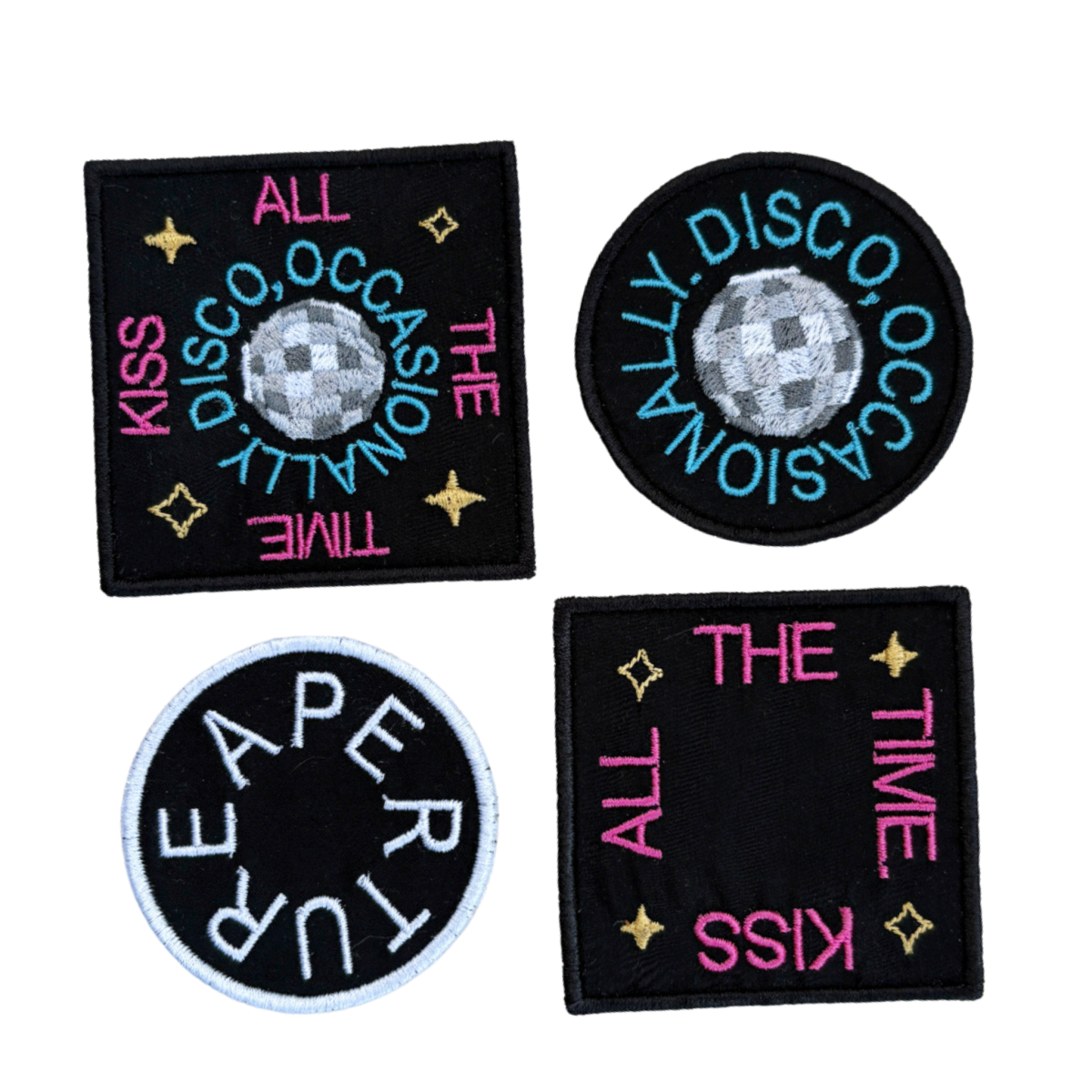 Patchuri Brodate Kiss All The Time. Disco, Occasionally. Diverse modele