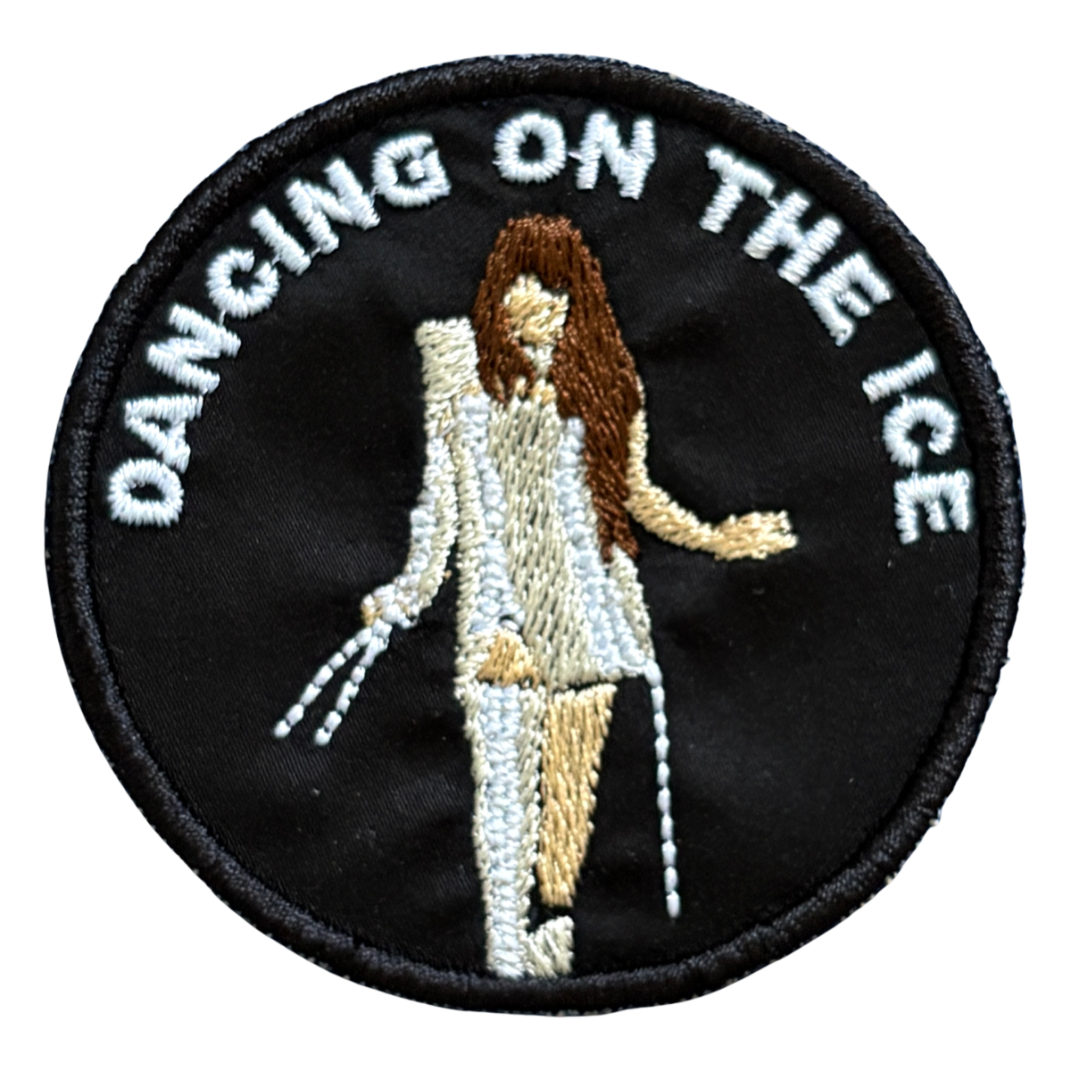 Patch Brodat Dancing on the Ice, Essyla, Eurovision 2026 Belgium - aplicare cu fierul de călcat sau de cusut